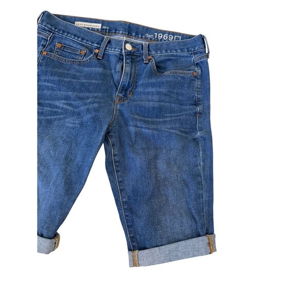 GAP 1969 Sexy Boyfriend Cuffed Bermuda Shorts Size 29 / US 8 - Picture 5 of 8